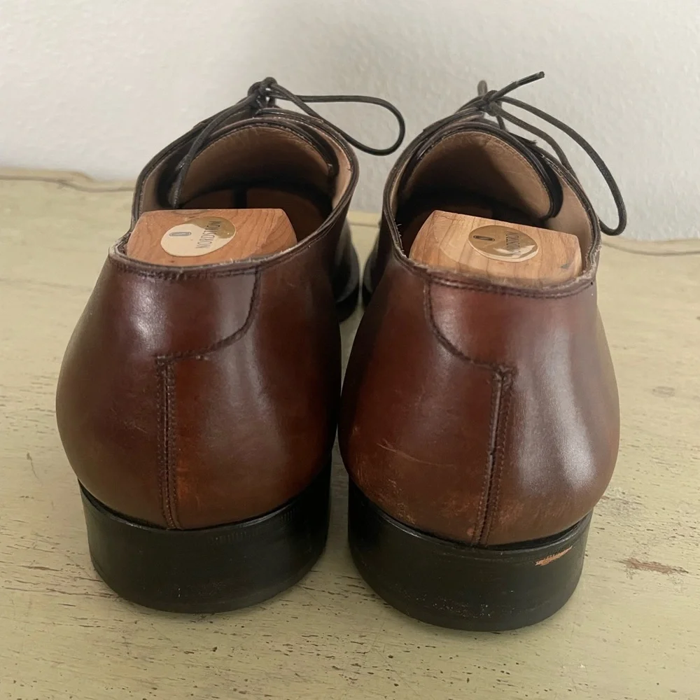 TO BOOT NEW YORK Hand Made‎ in Italy Brown Derby in Italian Calf Size 12 1/2